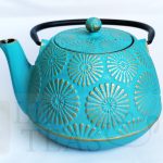Théière Fonte Ji Nan 1L Bleu