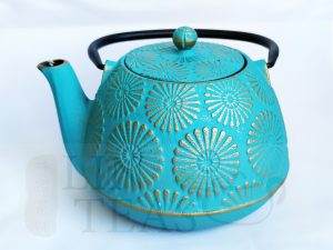 Théière Fonte Ji Nan 1L Bleu