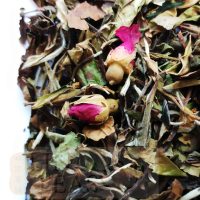 Thé blanc aux roses - la vie en rose 100g