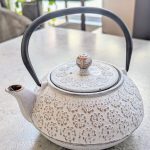 Théière Fonte Jinjin 0.8L Blanc