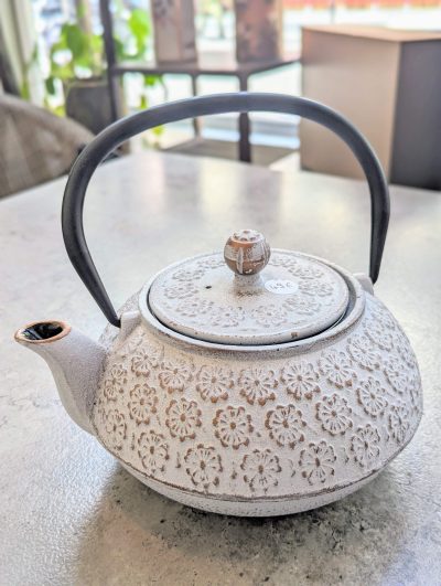 Théière Fonte Jinjin 0.8L Blanc