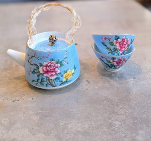 Set de théière en porcelaine