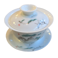 Gaiwan Volée d'Oiseau "松鹤"