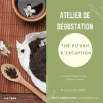 Atelier découverte les puerhs exceptionnels - 15/11/25