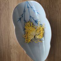 chrysanthème doré fleur